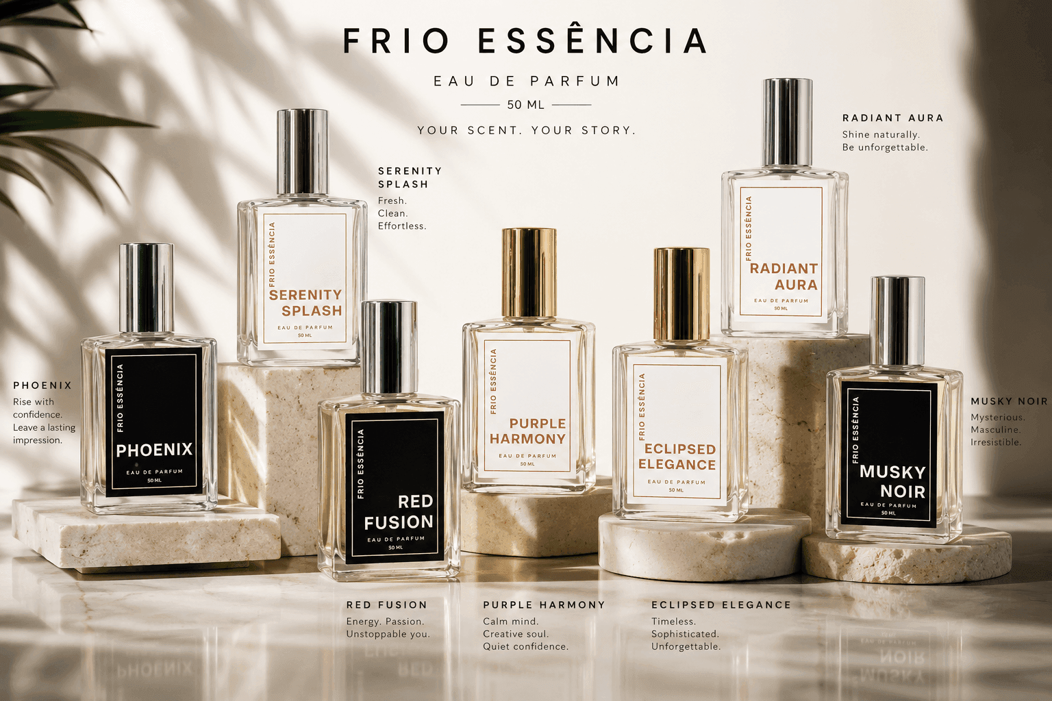 Frio Essencia fragrance banner
