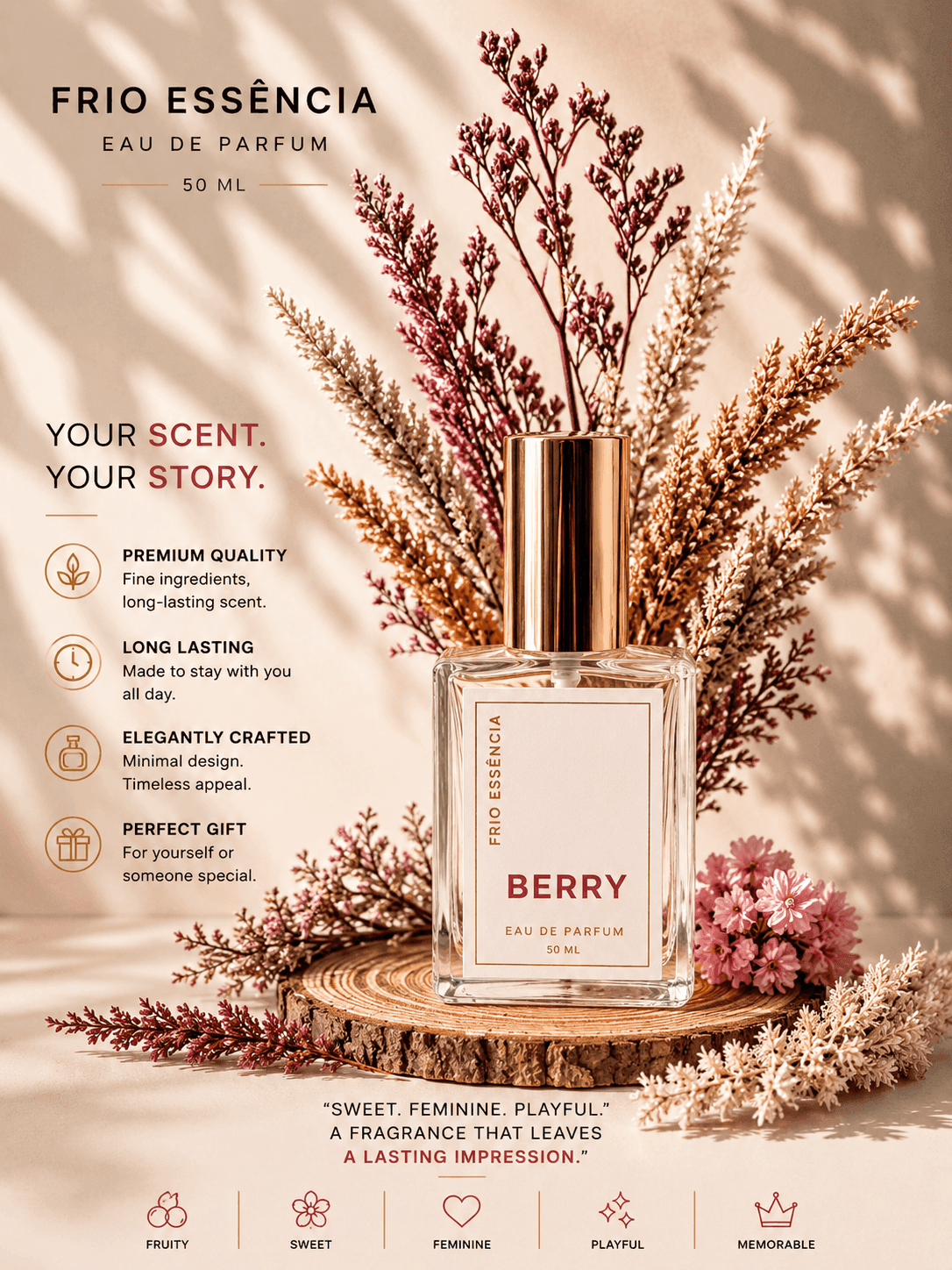 Berry Frio Essencia perfume
